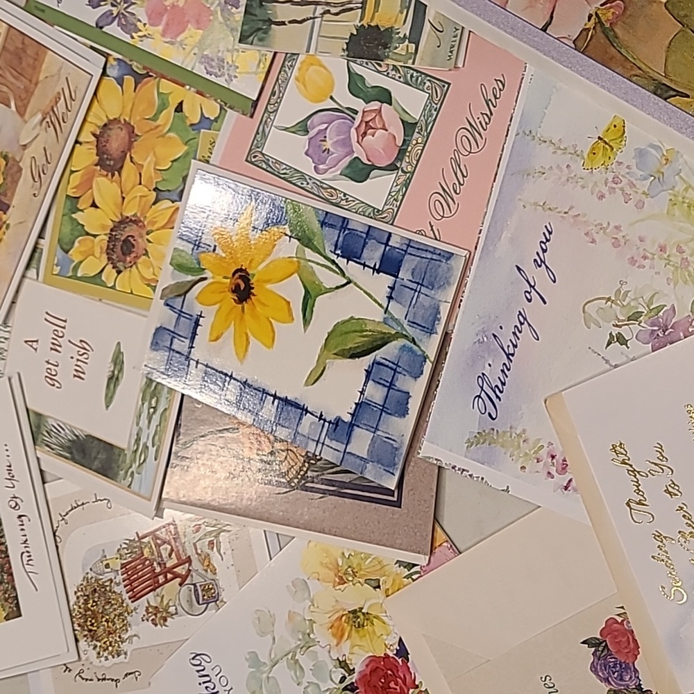Bundle of 15 New Get Well Wishes Cards